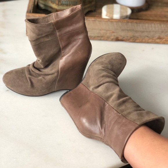 Ankle wedge booties - Picture 2 of 2